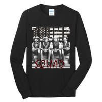 Trump Vance Kennedy Elon Squad Tall Long Sleeve T-Shirt