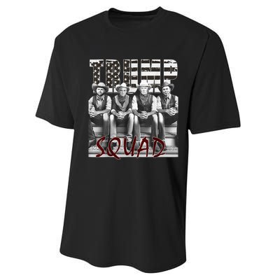 Trump Vance Kennedy Elon Squad Performance Sprint T-Shirt