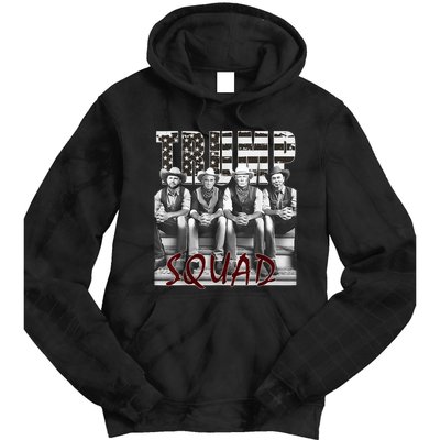 Trump Vance Kennedy Elon Squad Tie Dye Hoodie