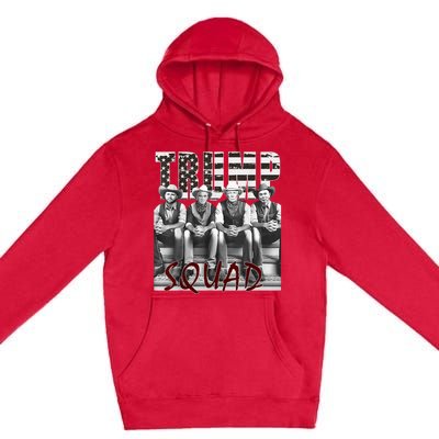 Trump Vance Kennedy Elon Squad Premium Pullover Hoodie