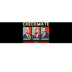 Trump Vance Kennedy Checkmate Retro Political Felon Trump Bumper Sticker