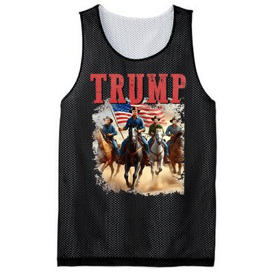 Trump Vance Kennedy Presidential Election 2024 Mesh Reversible Basketball Jersey Tank