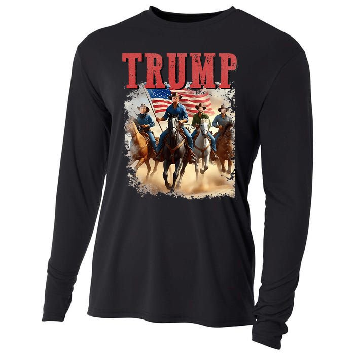 Trump Vance Kennedy Presidential Election 2024 Cooling Performance Long Sleeve Crew