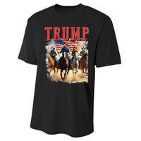 Trump Vance Kennedy Presidential Election 2024 Performance Sprint T-Shirt