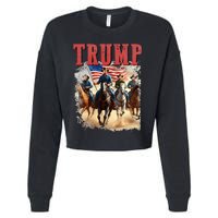 Trump Vance Kennedy Presidential Election 2024 Cropped Pullover Crew