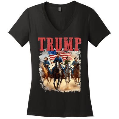 Trump Vance Kennedy Presidential Election 2024 Women's V-Neck T-Shirt