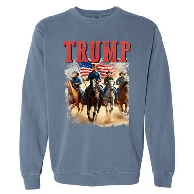 Trump Vance Kennedy Presidential Election 2024 Garment-Dyed Sweatshirt