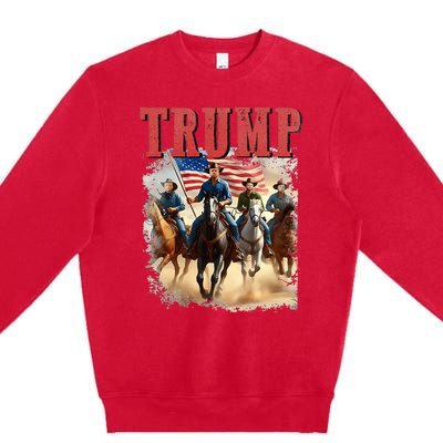 Trump Vance Kennedy Presidential Election 2024 Premium Crewneck Sweatshirt