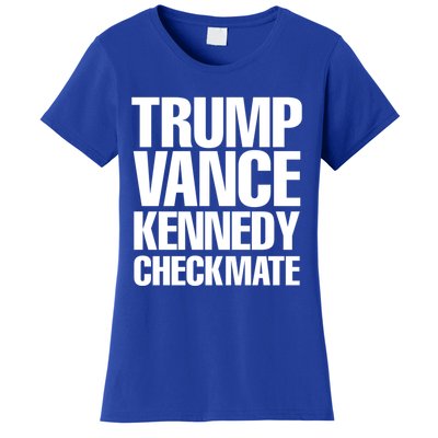 Trump Vance Kennedy Checkmate 2024 Election Republican Gift Women's T-Shirt