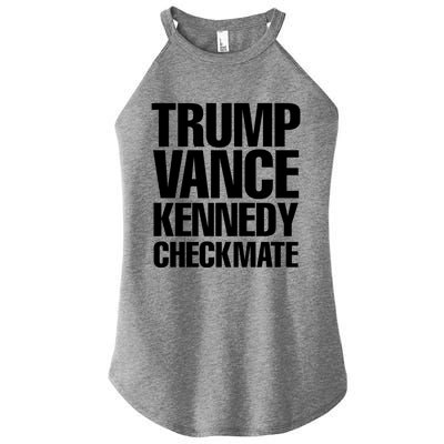 Trump Vance Kennedy Checkmate 2024 Election Republican Gift Women's Perfect Tri Rocker Tank