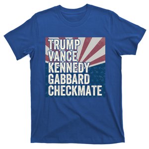 Trump Vance Kennedy Gabbard Checkmate American Flag Chess Meaningful Gift T-Shirt