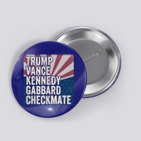 Trump Vance Kennedy Gabbard Checkmate American Flag Chess Meaningful Gift Button