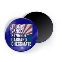 Trump Vance Kennedy Gabbard Checkmate American Flag Chess Meaningful Gift Magnet