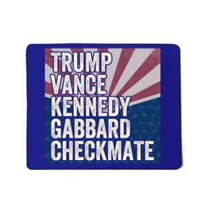 Trump Vance Kennedy Gabbard Checkmate American Flag Chess Meaningful Gift Mousepad