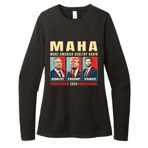 Trump Vance Kennedy Maha Make America Healthy Again Trump Womens CVC Long Sleeve Shirt