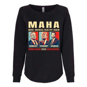 Trump Vance Kennedy Maha Make America Healthy Again Trump Womens California Wash Sweatshirt