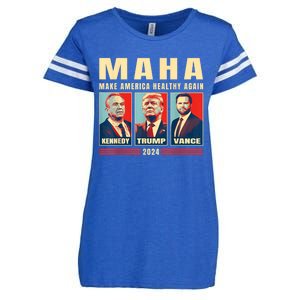 Trump Vance Kennedy Maha Make America Healthy Again Trump Enza Ladies Jersey Football T-Shirt