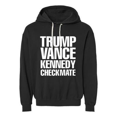 Trump Vance Kennedy Checkmate 2024 Election Republican Garment-Dyed Fleece Hoodie