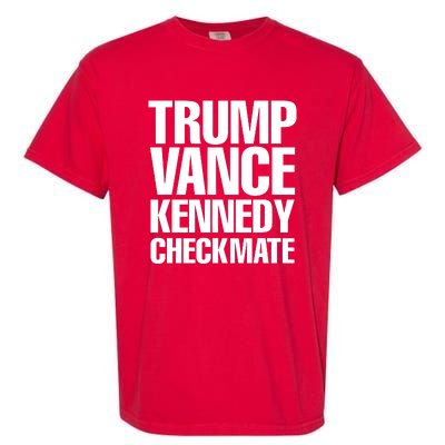 Trump Vance Kennedy Checkmate 2024 Election Republican Garment-Dyed Heavyweight T-Shirt