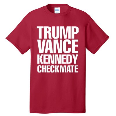 Trump Vance Kennedy Checkmate 2024 Election Republican Tall T-Shirt