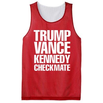 Trump Vance Kennedy Checkmate 2024 Election Republican Mesh Reversible Basketball Jersey Tank