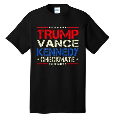 Trump Vance Kennedy Checkmate 2024 Election Republican Tall T-Shirt