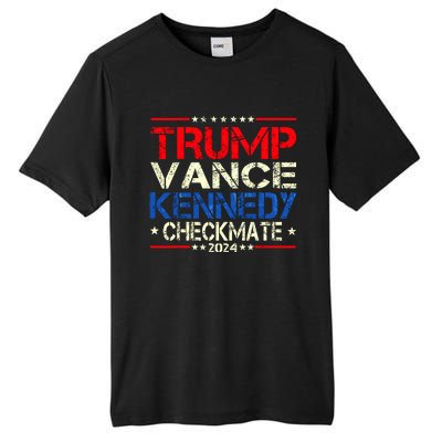 Trump Vance Kennedy Checkmate 2024 Election Republican Tall Fusion ChromaSoft Performance T-Shirt