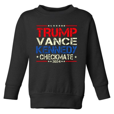 Trump Vance Kennedy Checkmate 2024 Election Republican Toddler Sweatshirt