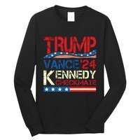 Trump Vance Kennedy Checkmate 2024 Election Republican Long Sleeve Shirt