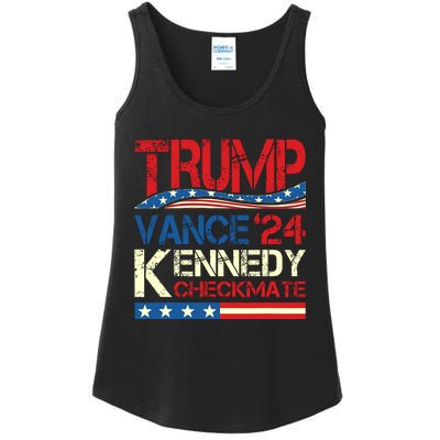 Trump Vance Kennedy Checkmate 2024 Election Republican Ladies Essential Tank