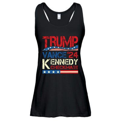 Trump Vance Kennedy Checkmate 2024 Election Republican Ladies Essential Flowy Tank