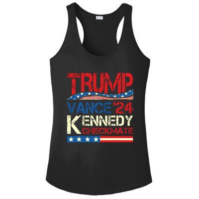 Trump Vance Kennedy Checkmate 2024 Election Republican Ladies PosiCharge Competitor Racerback Tank