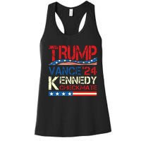 Trump Vance Kennedy Checkmate 2024 Election Republican Women's Racerback Tank