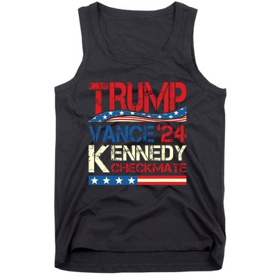 Trump Vance Kennedy Checkmate 2024 Election Republican Tank Top