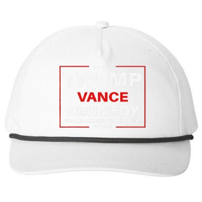 Trump Vance Kennedy Take America Back Again Gift Snapback Five-Panel Rope Hat