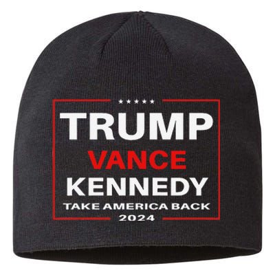 Trump Vance Kennedy Take America Back Again Gift Sustainable Beanie