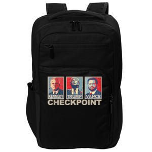 Trump Vance Kennedy Checkpoint 2024 Election Republican Impact Tech Backpack