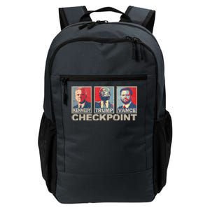 Trump Vance Kennedy Checkpoint 2024 Election Republican Daily Commute Backpack