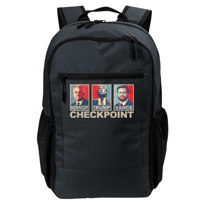 Trump Vance Kennedy Checkpoint 2024 Election Republican Daily Commute Backpack