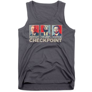 Trump Vance Kennedy Checkpoint 2024 Election Republican Tank Top