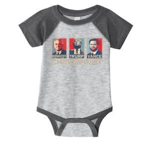 Trump Vance Kennedy Checkpoint 2024 Election Republican Infant Baby Jersey Bodysuit