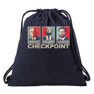 Trump Vance Kennedy Checkpoint 2024 Election Republican Drawstring Bag