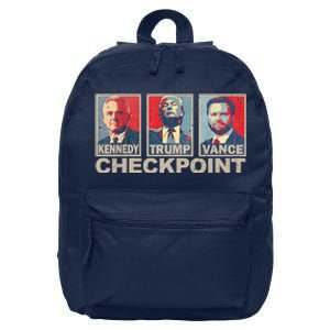 Trump Vance Kennedy Checkpoint 2024 Election Republican 16 in Basic Backpack