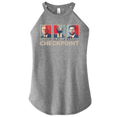 Trump Vance Kennedy Checkpoint 2024 Election Republican Women’s Perfect Tri Rocker Tank