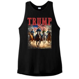 Trump Vance Kennedy Presidential Election 2024 Ladies PosiCharge Tri-Blend Wicking Tank