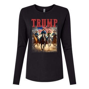 Trump Vance Kennedy Presidential Election 2024 Womens Cotton Relaxed Long Sleeve T-Shirt