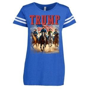 Trump Vance Kennedy Presidential Election 2024 Enza Ladies Jersey Football T-Shirt