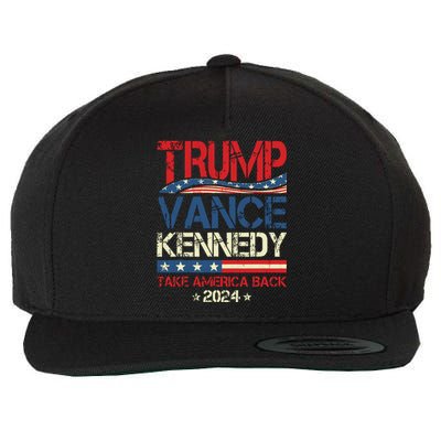 Trump Vance Kennedy Take America Back 2024 Election Wool Snapback Cap