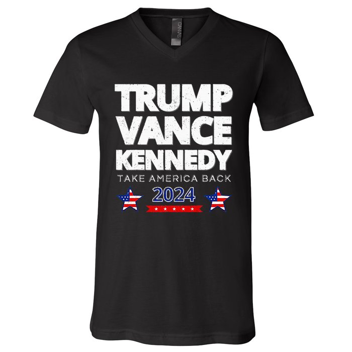 Trump Vance Kennedy 2024 Election V-Neck T-Shirt