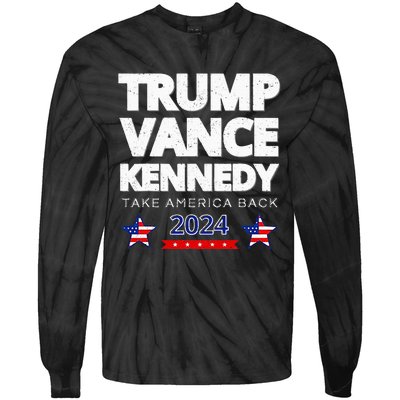 Trump Vance Kennedy 2024 Election Tie-Dye Long Sleeve Shirt